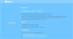 Desktop Screenshot of in-bleu.com